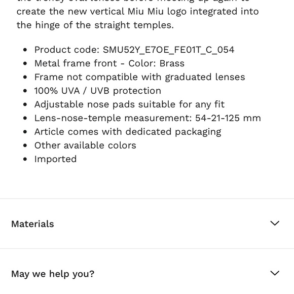 Miu Miu Gold Round Sunglasses - Picture 10 of 10